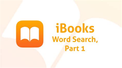 Ibooks search